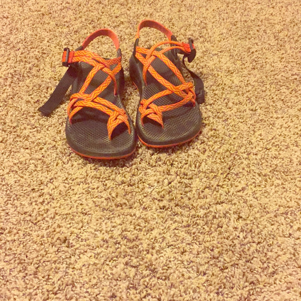 Orange and Yellow Chaco’s.